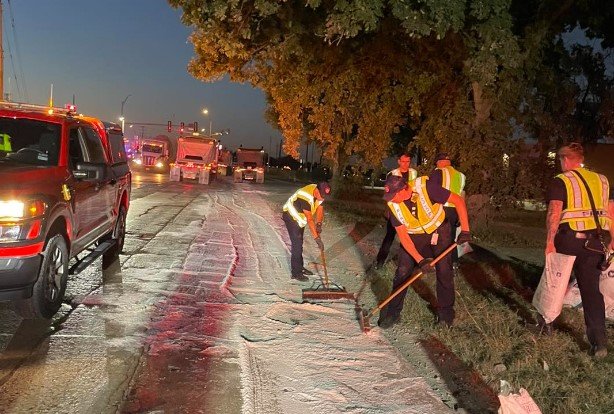 100-Gallon Diesel Spill Causes Traffic Delays on Solms Road in New Braunfels>