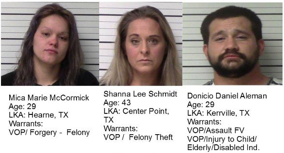 Kerr Crime Stoppers Offering Reward for Three Wanted Felons>