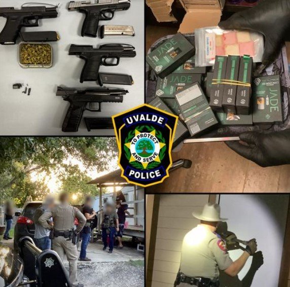 Uvalde Police Department's Unannounced Gang Compliance Checks Result in Multiple Arrests and Seizures>